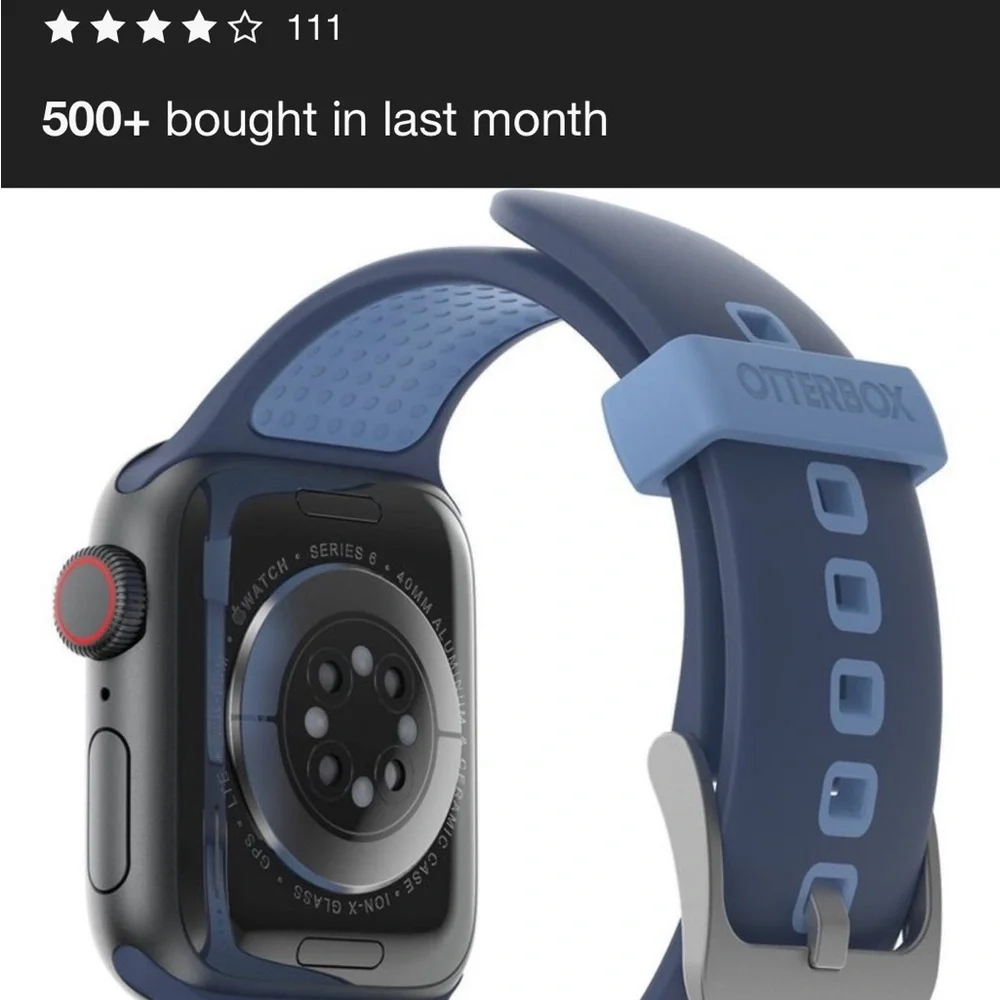 OtterBox Slate Blue Watch Band for Apple Watch series 40/41/42mm brand new